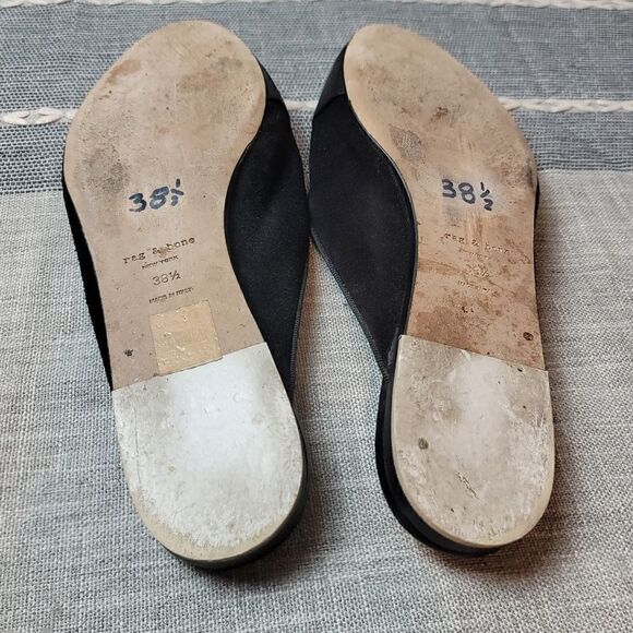 RAG & BONE Sabin Suede & Leather Loafer Slide - Picture 9 of 11